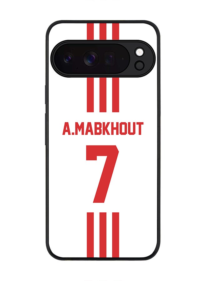 For Google Pixel 10 Pro XL Case,Slim fit Camera Protection, Shockproof Thin Phone cover  - Football - UAE,  A.Mabkhout